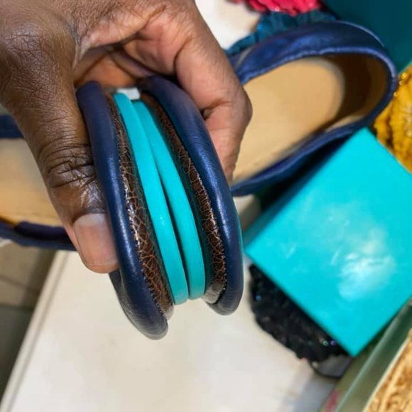 EUC Tieks Midnight Blue - Picture 3 of 4